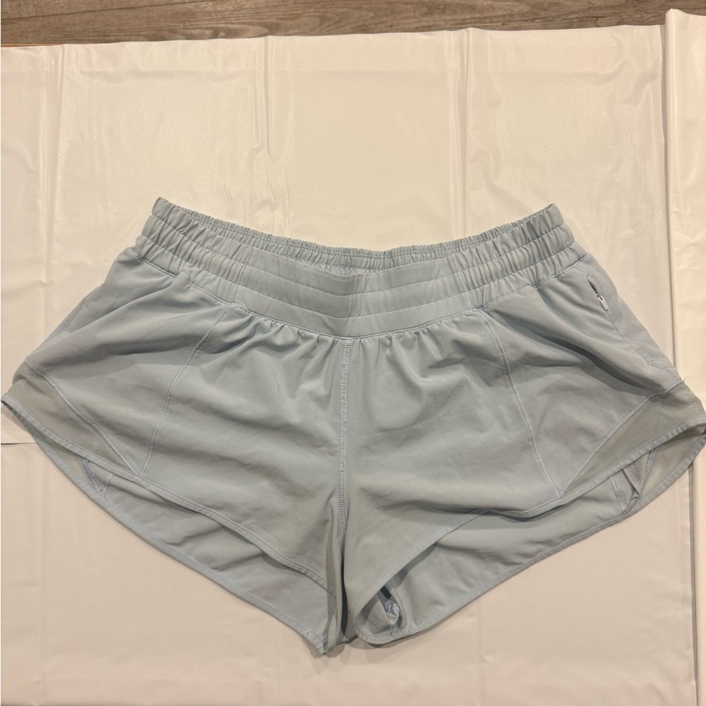 Lululemon Athletica Light Blue Athletic Shorts